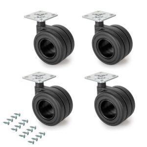 SET HOLLE WIELEN MET MONTAGEPLAAT ZONDER REM - set van 4 stuks