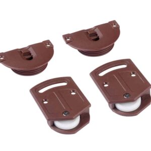 SET VOOR 1 DEUR BRUIN PLASTIC