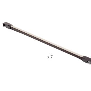SET VAN 7 BROEKENHANGERS MOKA